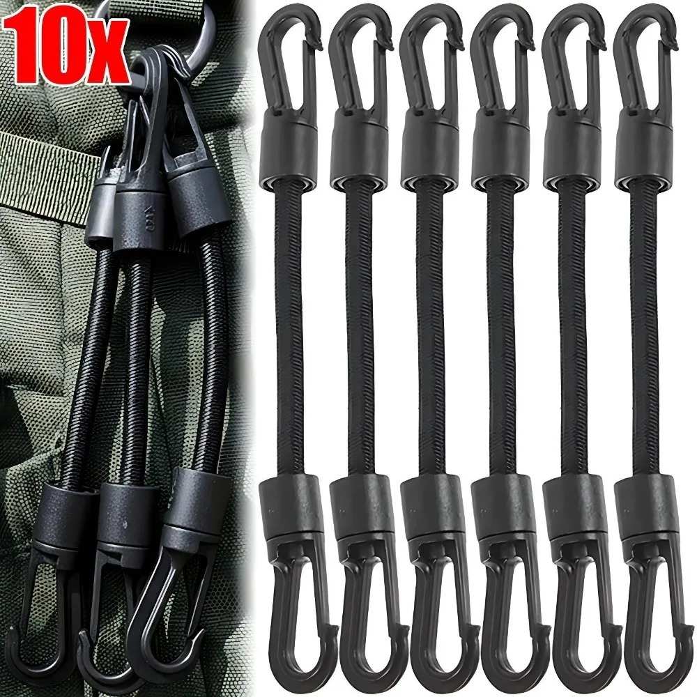 Cycling Gear Rack - Tali Bungee Penyerap Guncangan dengan Pengait,