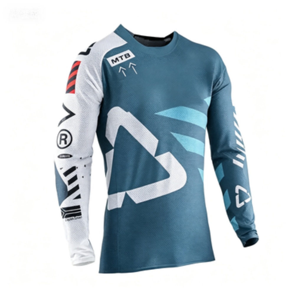 Cycling Gear Shop - Jersey Bersepeda MTB Profesional Lengan Panjang,