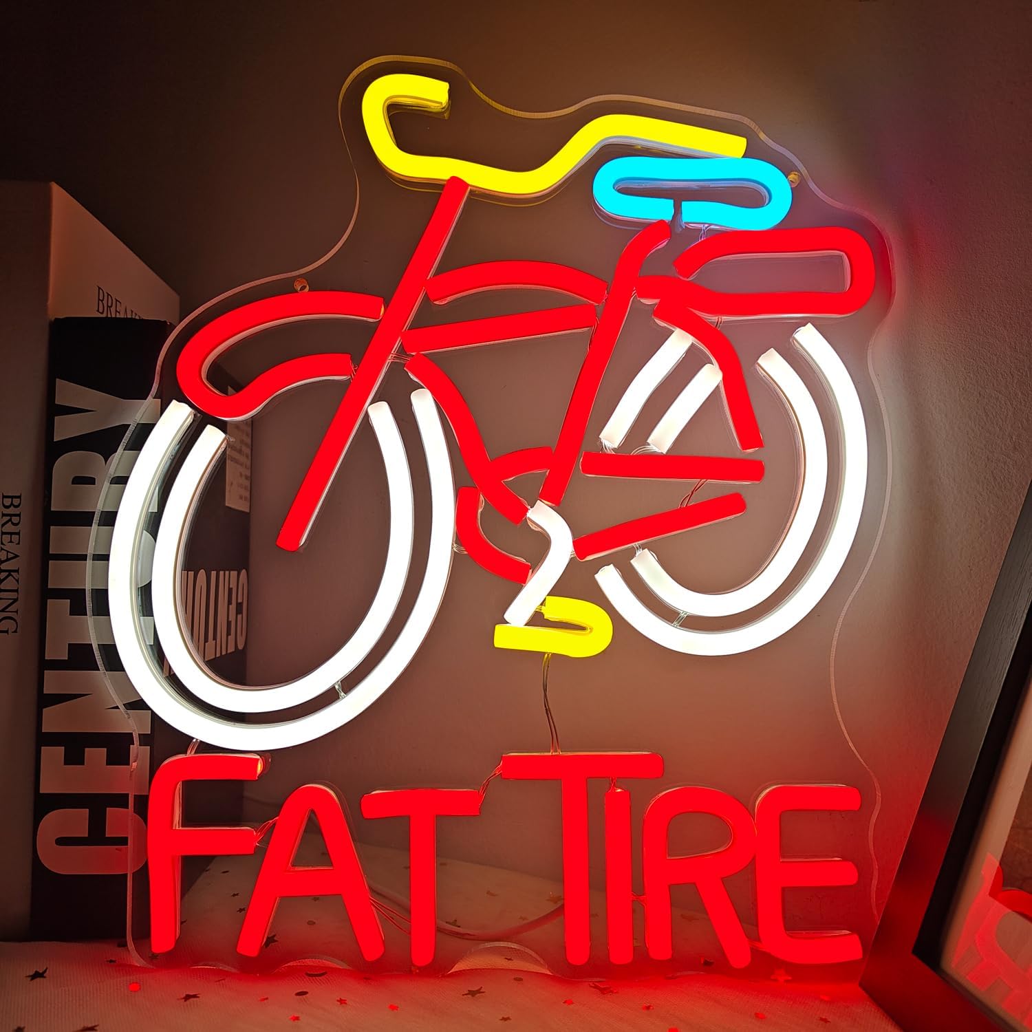 Cycling Gear Shop - Lampu Dinding LED Neon Fat Tire