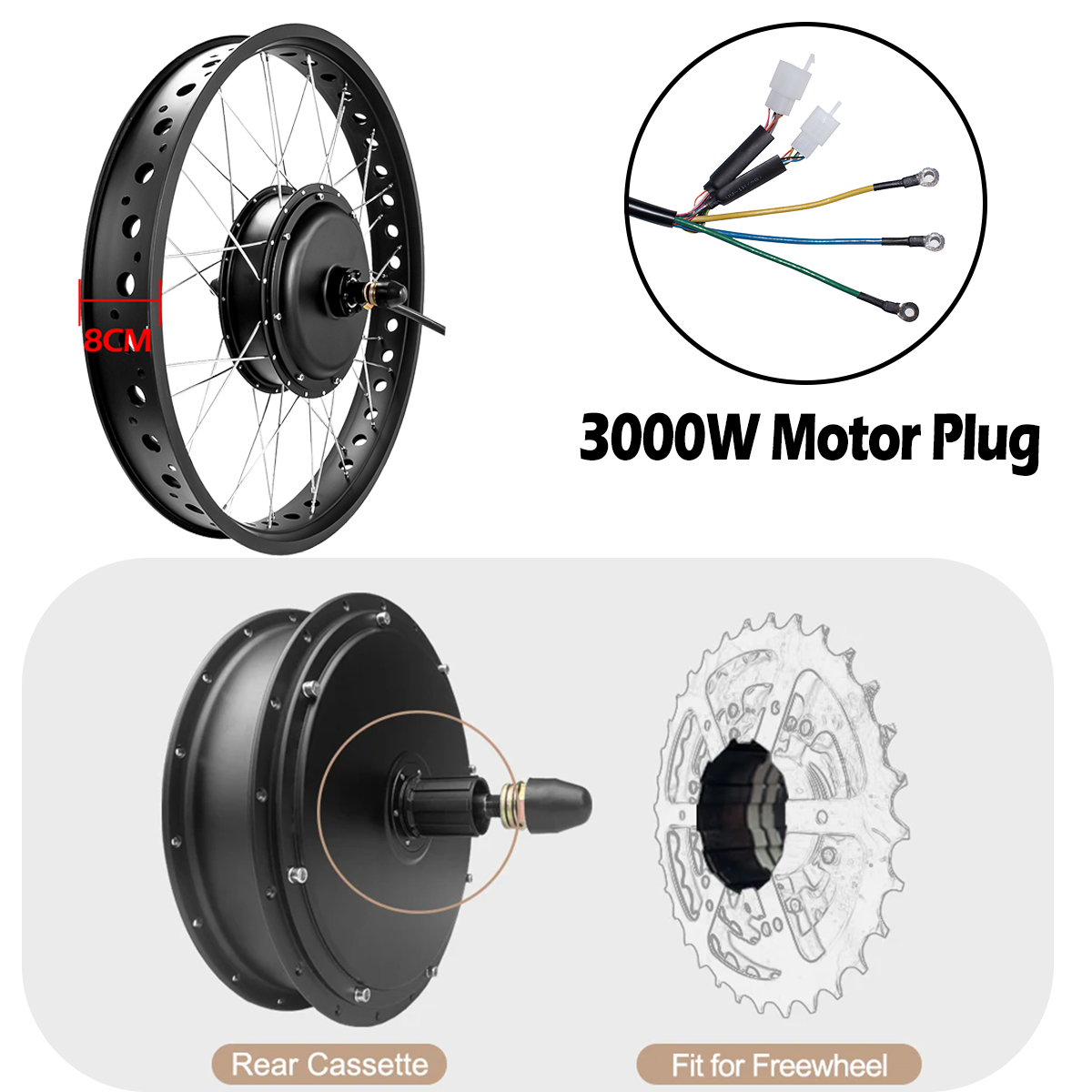 Motor Hub Tanpa Roda Gigi Tanp - Cyclo Gear ulasan dan harga
