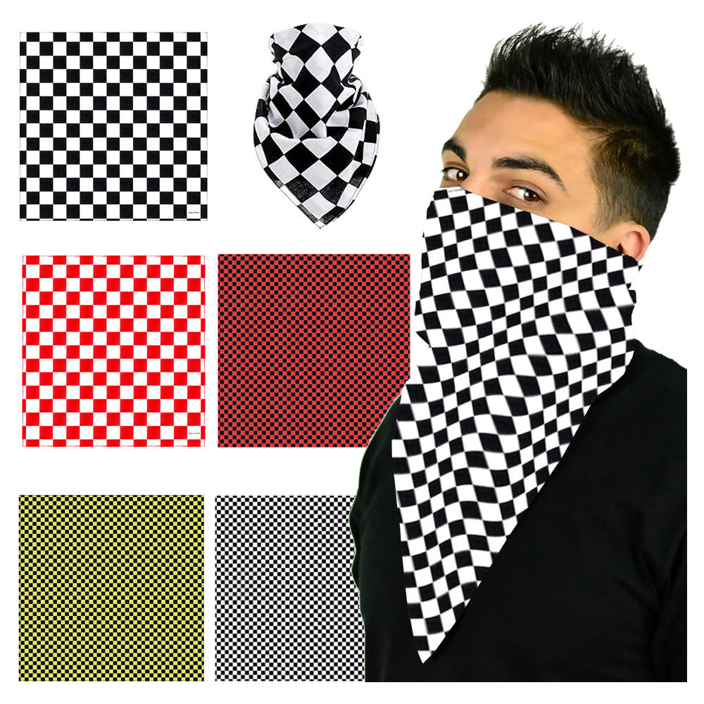 Bandana bendera kotak-kotak ba - Cycling Gear Men ulasan dan harga